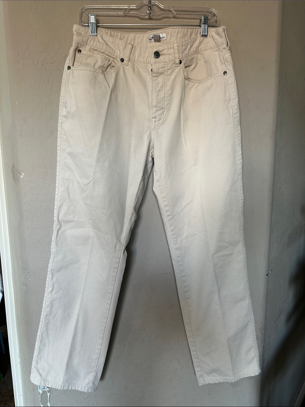 Peter Millar Men's Cream Chinos